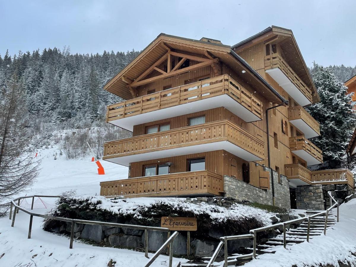 Meribel Centre La Chaudanne, Real Ski In And Out, 3 Bedrooms 2 Bathrooms Newly Renovated, Chalet L'Eperviere Buitenkant foto