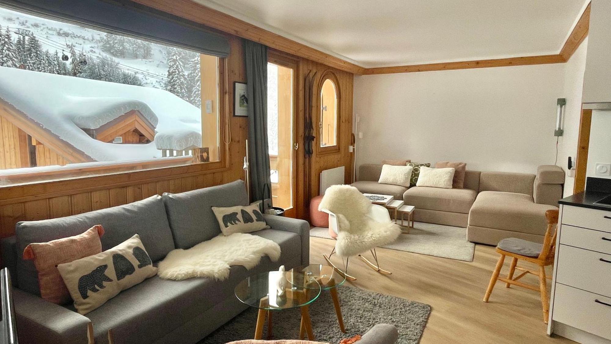 Meribel Centre La Chaudanne, Real Ski In And Out, 3 Bedrooms 2 Bathrooms Newly Renovated, Chalet L'Eperviere Buitenkant foto